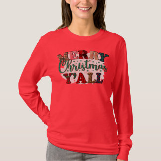 Frohe Weihnachten Y'all T - Shirt