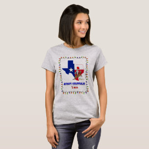 Frohe Weihnachten Y'All Texas Style T-Shirt
