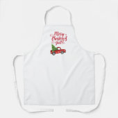 Frohe Weihnachten Y'all Vintag Red Truck Weihnacht Schürze (Vorderseite)