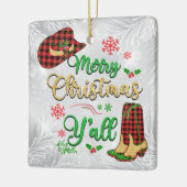 Frohe Weihnachten Y'all Weihnachtsschmuck (Links)