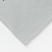 Frohe Weihnachten Yeti Fleecedecke (Ecke)