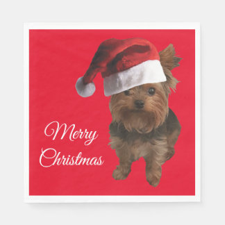 Frohe Weihnachten Yorki Serviette