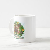 Frohe Weihnachten Yorkie Kaffeetasse (Vorderseite Links)