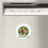 Frohe Weihnachten Yorkie Magnet (In Situ (Geschirrspüler))