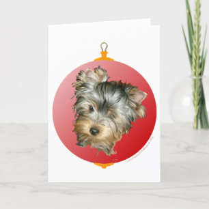 Frohe Weihnachten Yorkshire Terrier