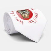 Frohe Weihnachten Yorkshire Terrier Krawatte (Gerollt)