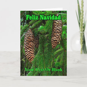 Frohe Weihnachten - Zapfen und Nadeln