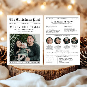 Frohe Weihnachten Zeitung Jahresrückblick Foto