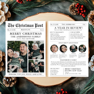 Frohe Weihnachten Zeitung Jahresrückblick Foto
