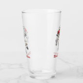 Frohe Weihnachten Ziege Glas (Links)