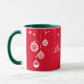 Frohe Weihnachten, Zierdesign, Tasse (Links)