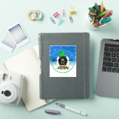 Frohe Weihnachten Zombie Aufkleber (iPad Hülle)