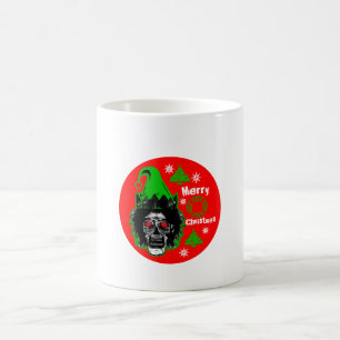 Frohe Weihnachten Zombie Red Eyes Kaffeetasse