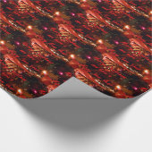 Frohe Weihnachten zu allem Packpapier (Ecke)