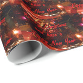 Frohe Weihnachten zu allem Packpapier (Rolleneckpunkt)