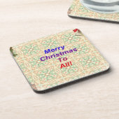 Frohe Weihnachten zu allen Untersetzer (Linke Seite)