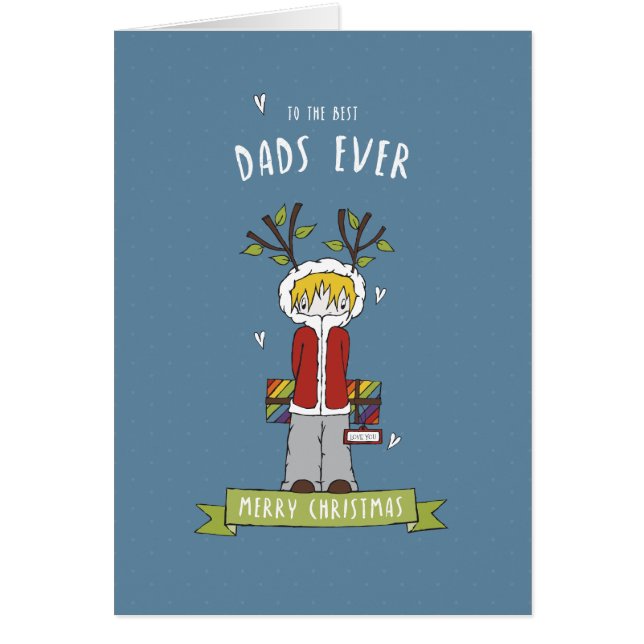 Frohe Weihnachten zu den besten Vätern (Vorne)