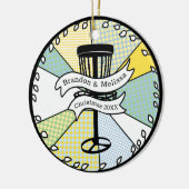 Frohe Weihnachten zu meinem Lieblings-Disk Golfer Keramik Ornament (Links)