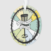 Frohe Weihnachten zu meinem Lieblings-Disk Golfer Ornament (Vorderseite)