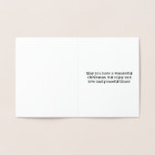 "Frohe Weihnachten zu meinem Nichte" Karte (Innenseite)