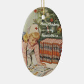Frohe Weihnachten zu meiner Keramikornament (Rechts)