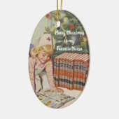 Frohe Weihnachten zu meiner Keramikornament (Links)