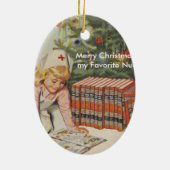 Frohe Weihnachten zu meiner Keramikornament (Hinten)
