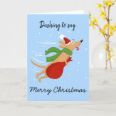 frohe Weihnachten zu sagen Karte (Gelbe Blume)