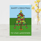 Frohe Weihnachten zu unserem Grödner Urlaub Postka Karte (Gelbe Blume)