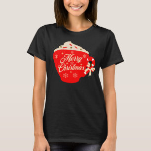 Frohe Weihnachten Zuckerguss Schneeflocken Streuse T-Shirt