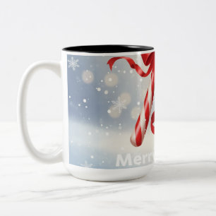 Frohe Weihnachten Zuckerrohr - Zweifarbige Tasse
