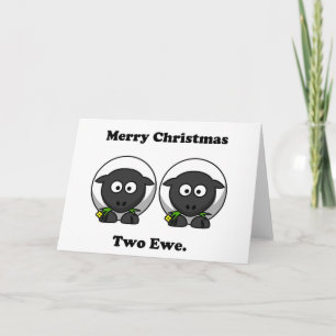 Frohe Weihnachten zwei Mal vor dir Cartoon