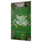 Frohe Weihnachten Zwischenablage Klemmbrett (Links)