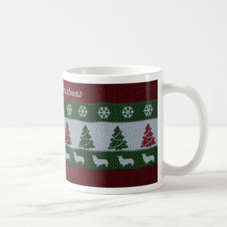Frohe Weihnachtencorgi-Tasse Kaffeetasse