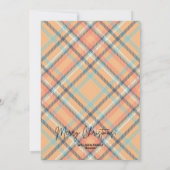 Frohe WeihnachtenFamilienfotos individuell Feiertagskarte (Rückseite)