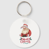 Frohe WeihnachtenKeychain Schlüsselanhänger (Rückseite)
