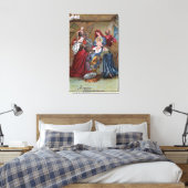 Frohe WeihnachtenKrippe Leinwanddruck (Insitu (Schlafzimmer))
