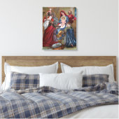 Frohe WeihnachtenKrippe Leinwanddruck (Insitu (Schlafzimmer))