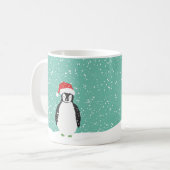 Frohe WeihnachtenSnowy Sankt Kaffeetasse (Vorderseite Links)