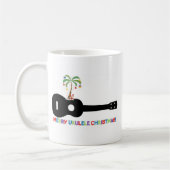Frohe WeihnachtenUkulele Kaffeetasse (Links)