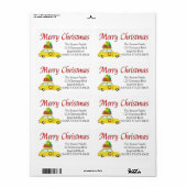 Frohe Weihnachts-Adresse (Vorne)