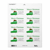 Frohe Weihnachts-Adresse (Vorne)