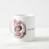 Frohe Weihnachts-Afrikanische Tasse (Vorderseite Links)