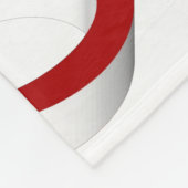 Frohe Weihnachts Angel Rot-Grün-Skript Fleecedecke (Ecke)