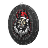 Frohe Weihnachts-Angry Santa Dartscheibe (Vorderseite rechts)