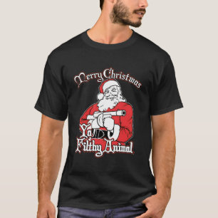 Frohe Weihnachts Animal Filthy Ya Ugly Sweater Sty T-Shirt