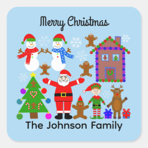 Frohe Weihnachts-Ansammlung #2 Stickers