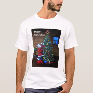 Frohe Weihnachts-Arborist Tree Chirurg Rigging Tre T-Shirt