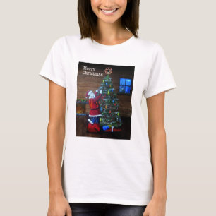Frohe Weihnachts-Arborist Tree Chirurg Rigging Tre T-Shirt