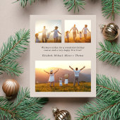 Frohe Weihnachts-Arch-Foto Budget-Weihnachtskarte